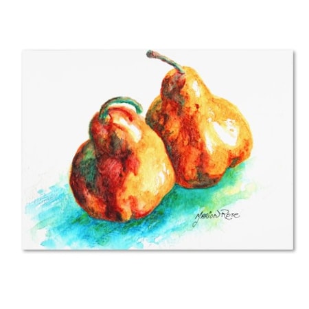 Marion Rose 'Pear I' Canvas Art,24x32